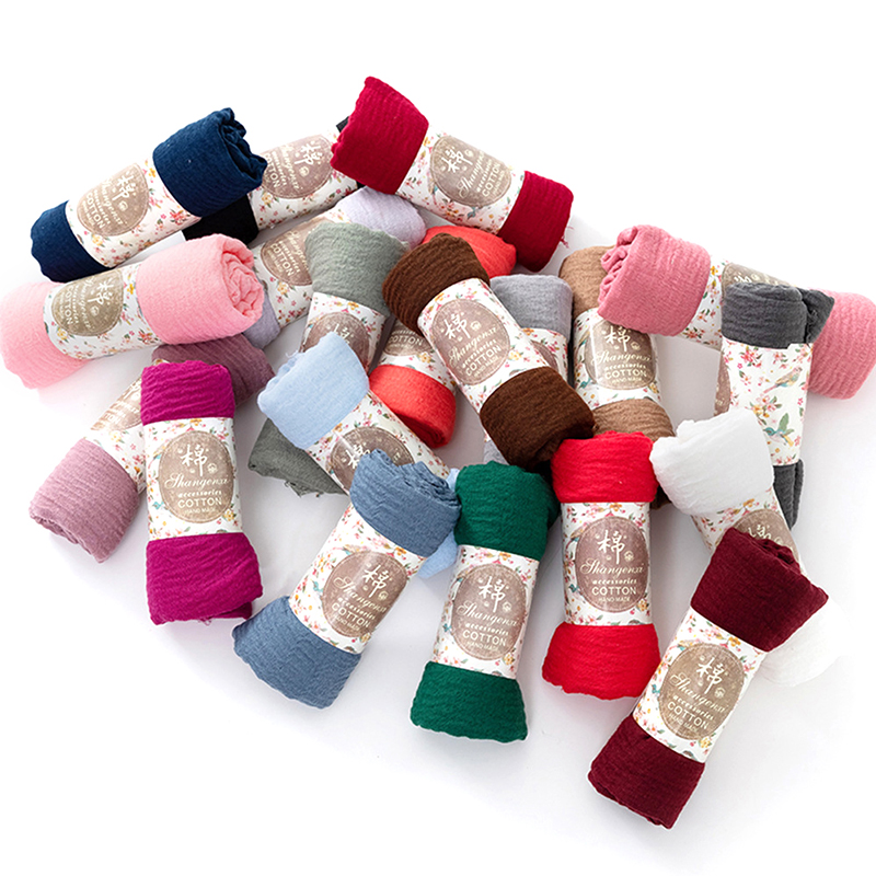 W1189 Hijab Voile Áisiúil Agus Ilghnéitheach