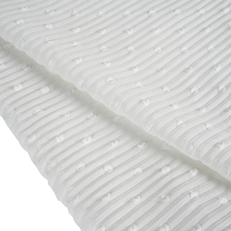 75dn Nana Crepe Gearrtha Agus Brúite Crepe Fabraic Pleated