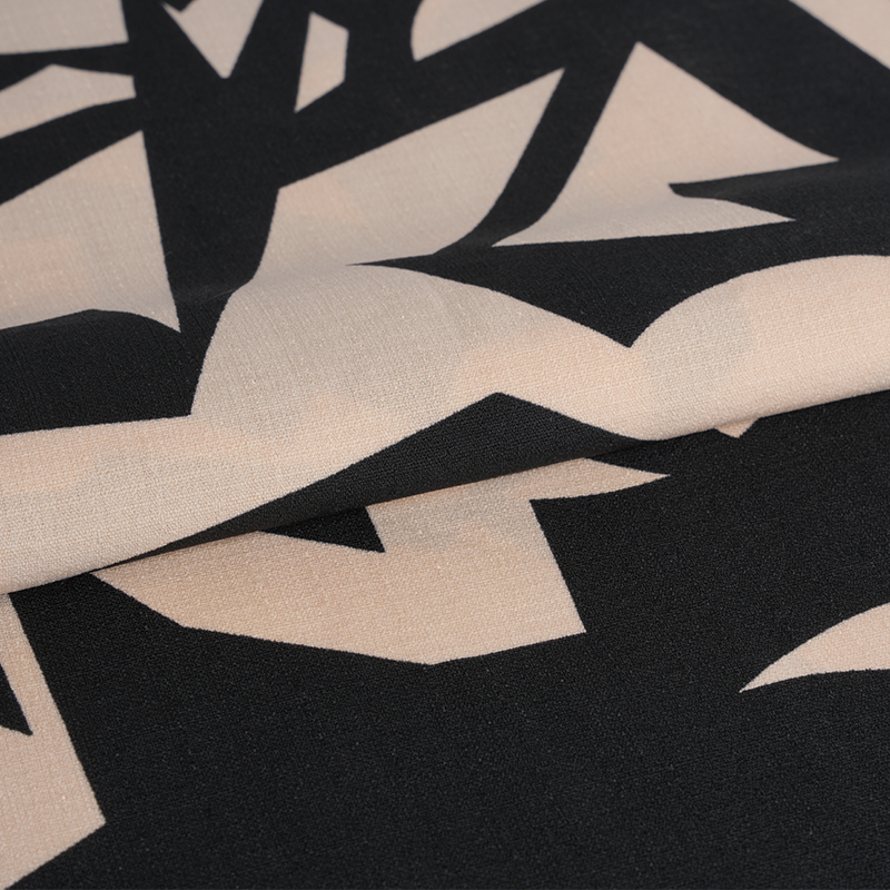 5068 Fabraic Priontála Dubh agus Bándearg Cnáib Linglong