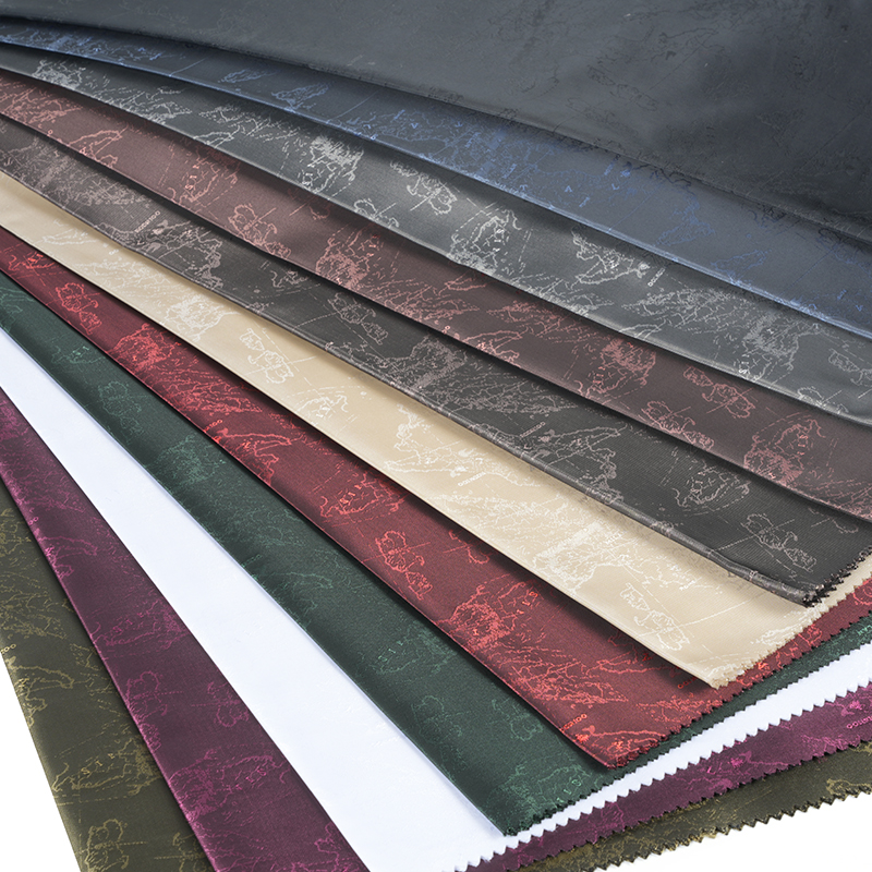 Polyester Cationic Gaeilge Lógó Map Jacquard